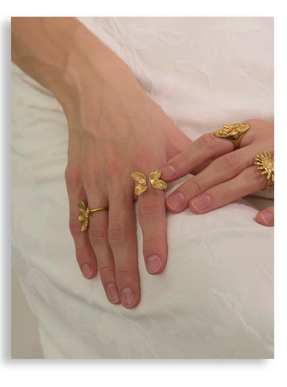 Golden Butterfly Ring