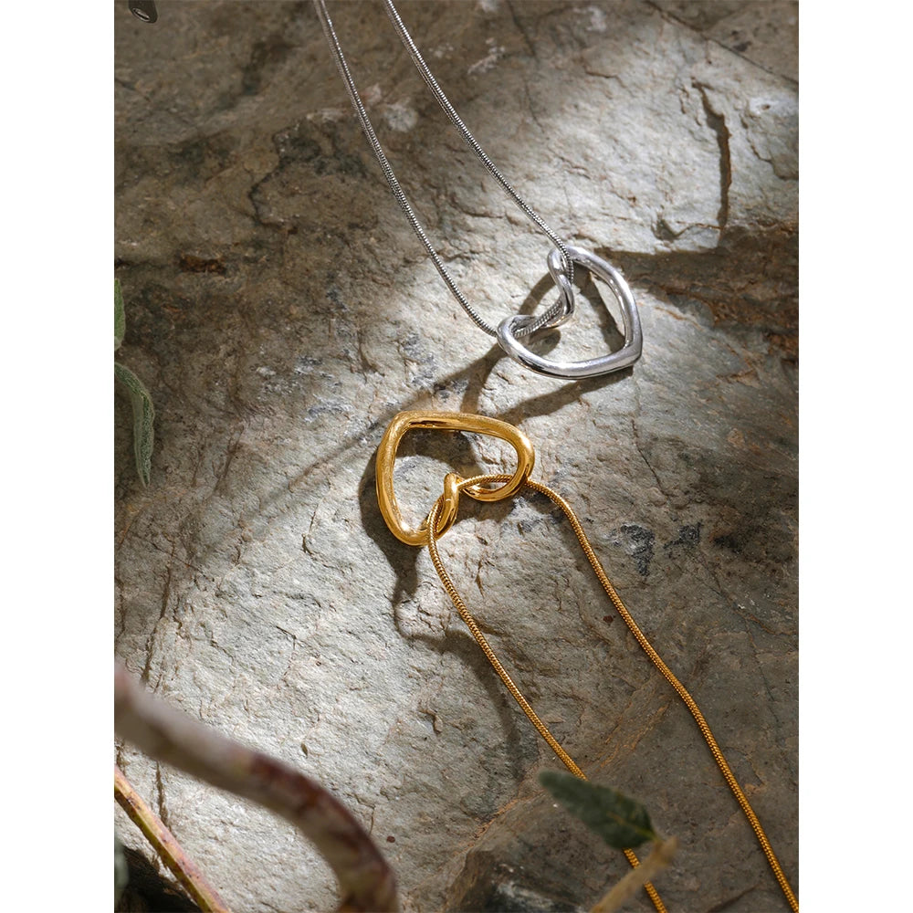 Sculpted Heart Necklace