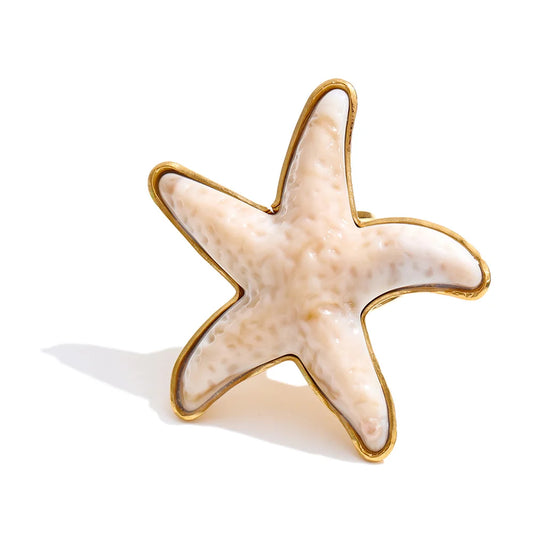 Starfish Adjustable Ring