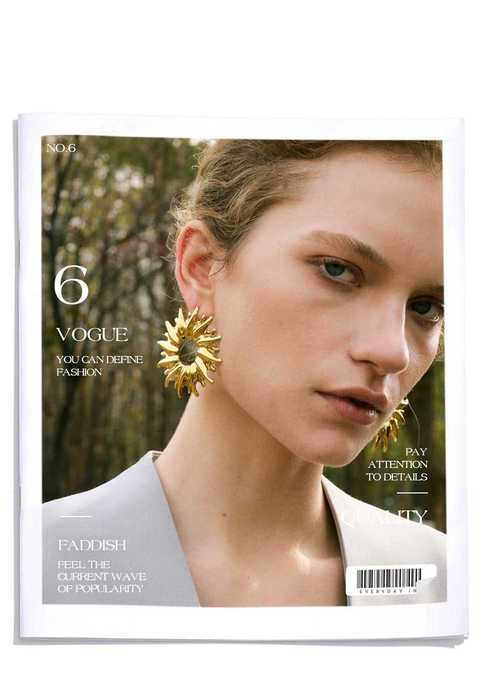 Golden Sunburst Earrings