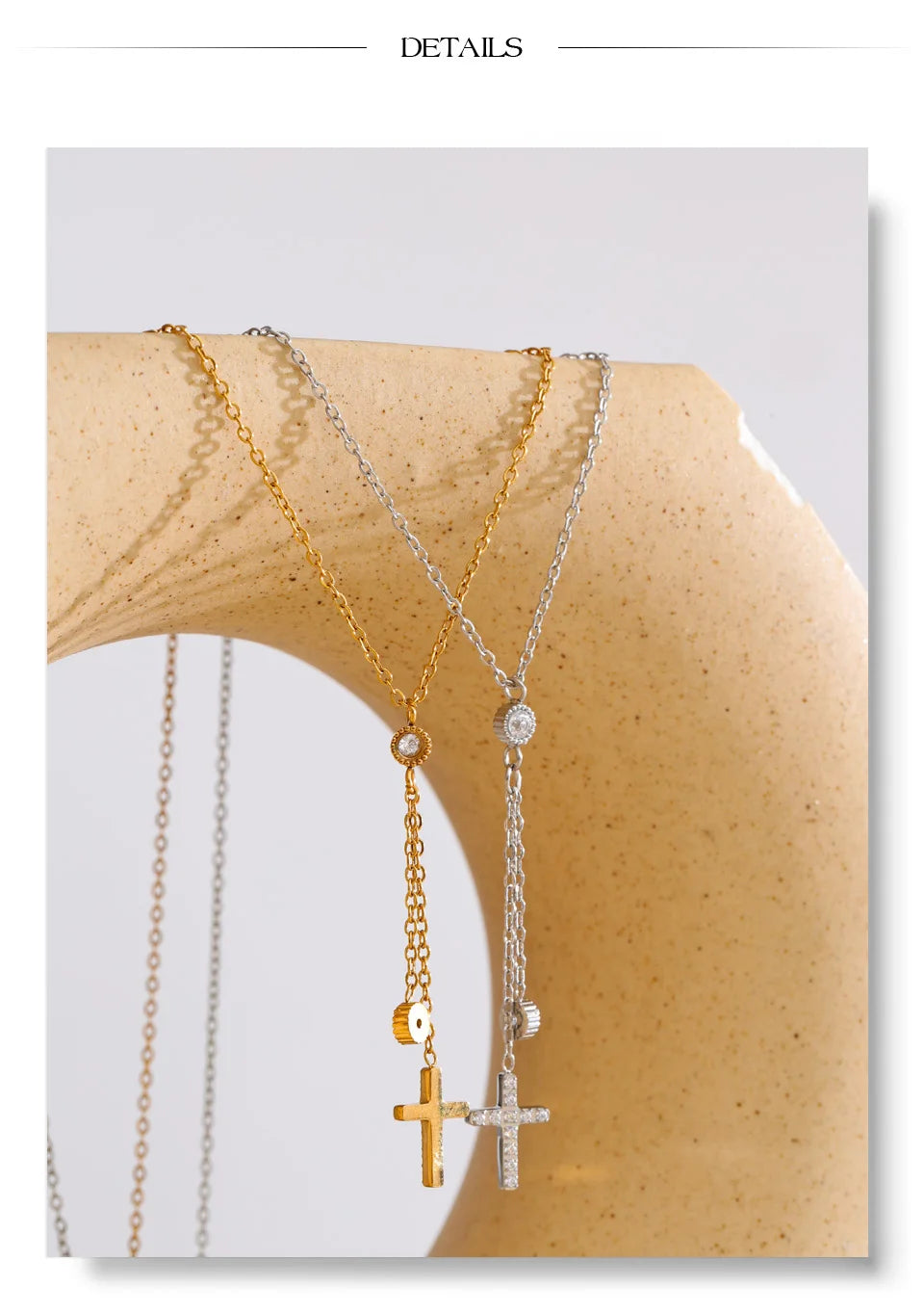 Crystal Classic Cross Pendant