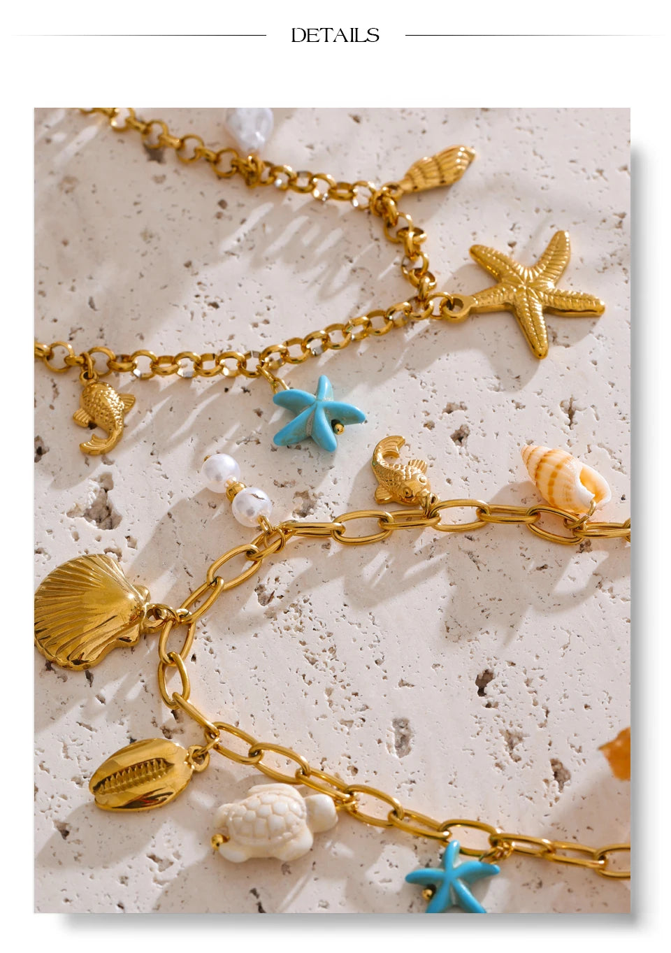 Ocean Treasure Charm Necklace