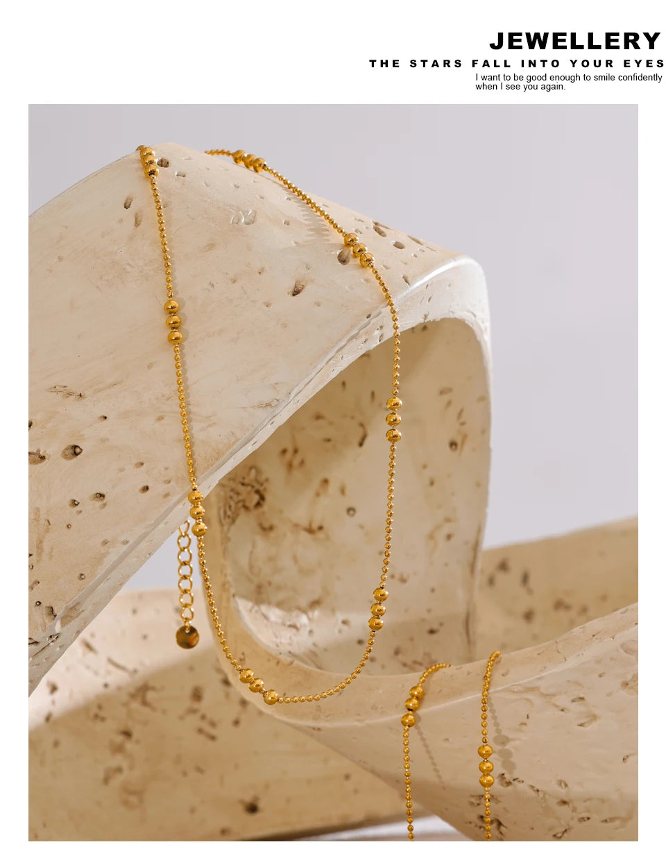 Delicate Gold Chain & Bracelet Set