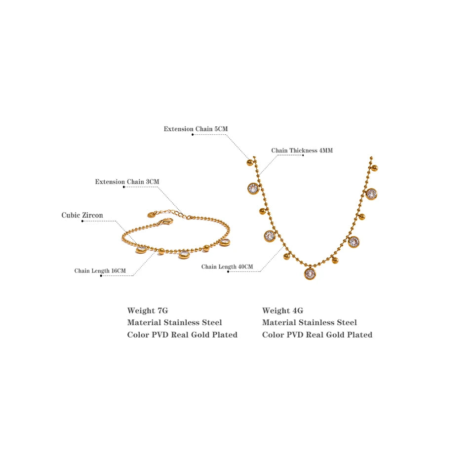Celestial Drop Necklace