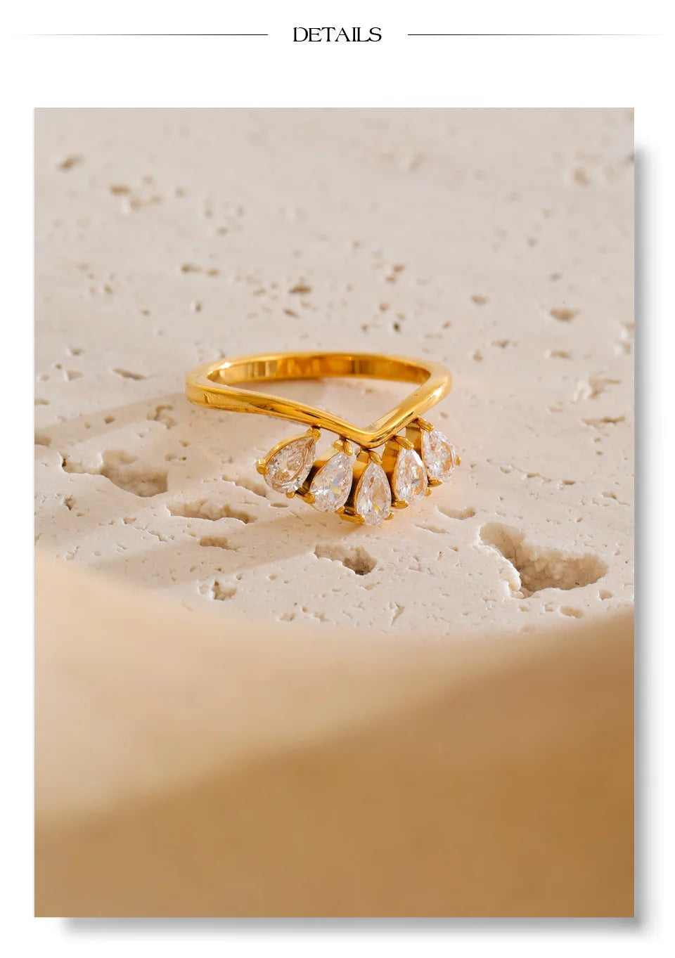 Crown Crystal Ring