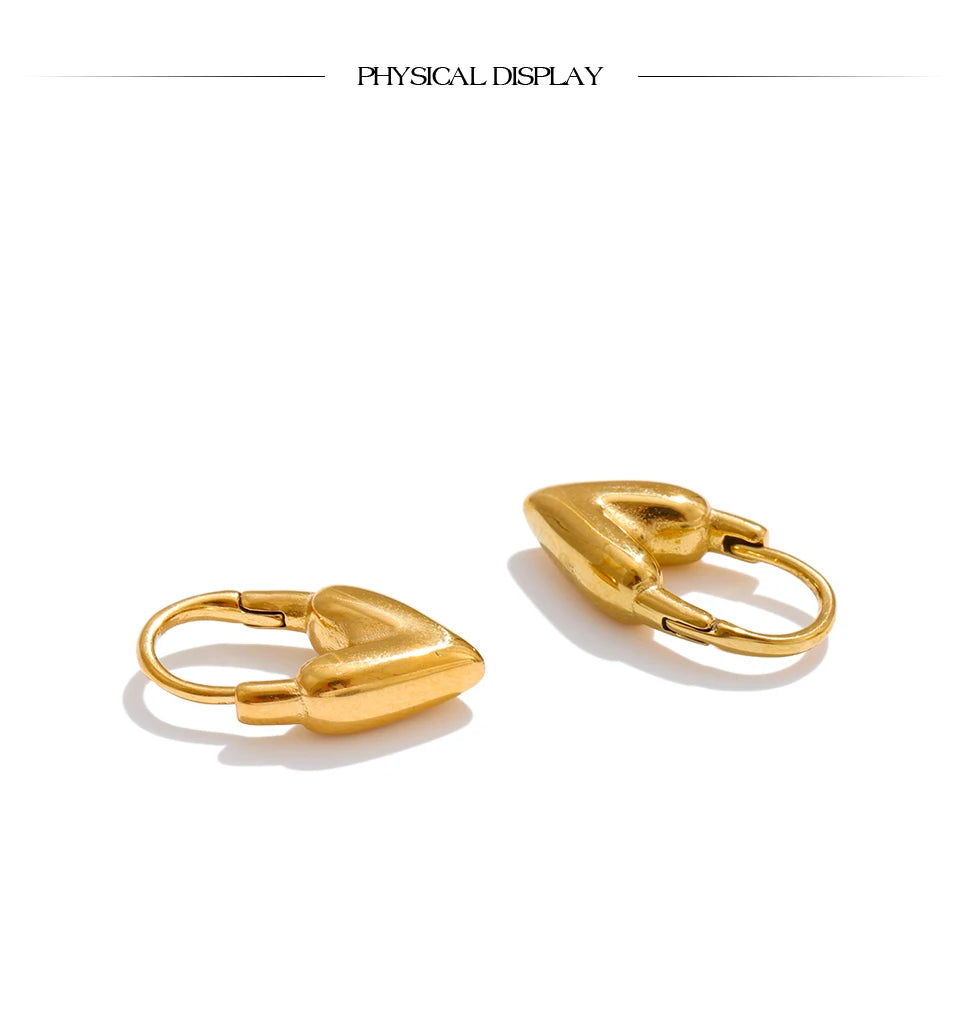 Heart Drop Earrings