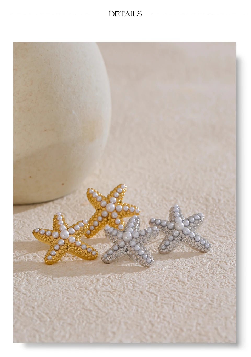 Pearl Star Earrings