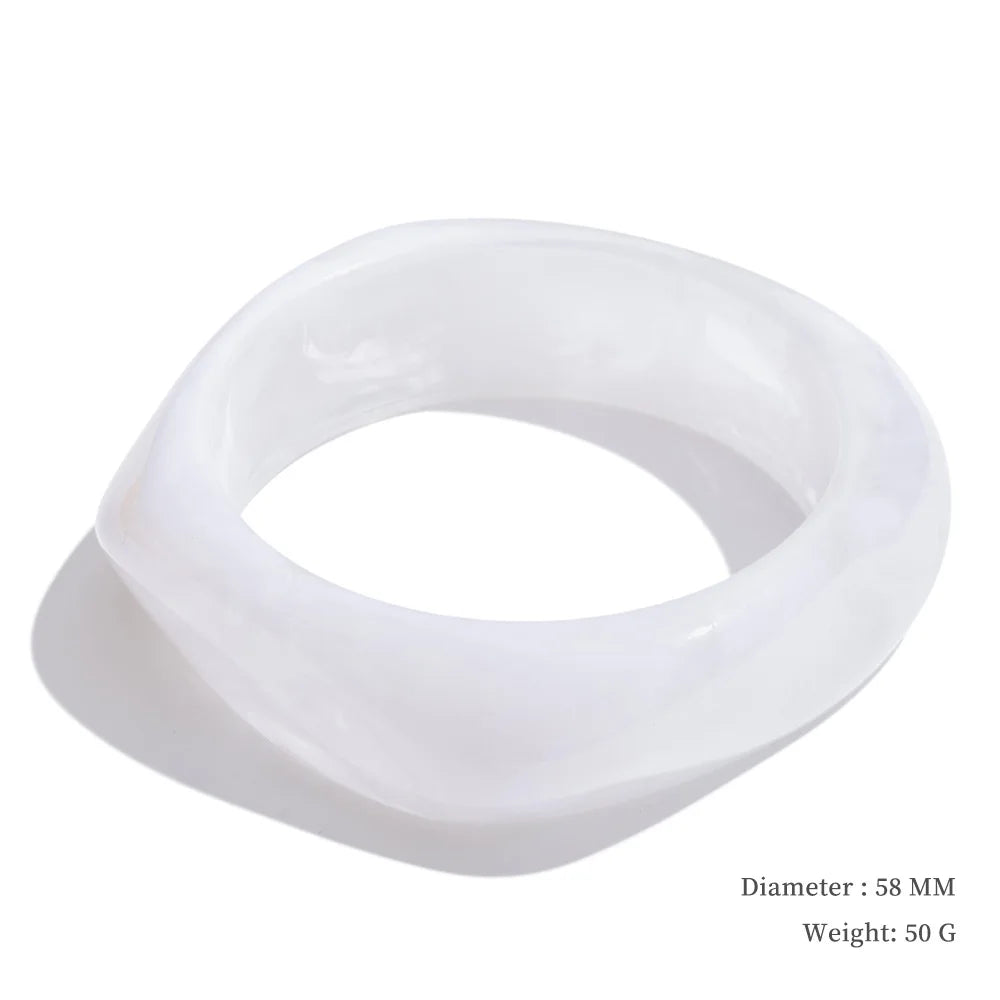 Ocean Mist Resin Bangle