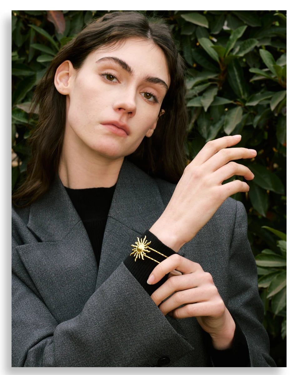 Sun & Star Bangle Bracelet