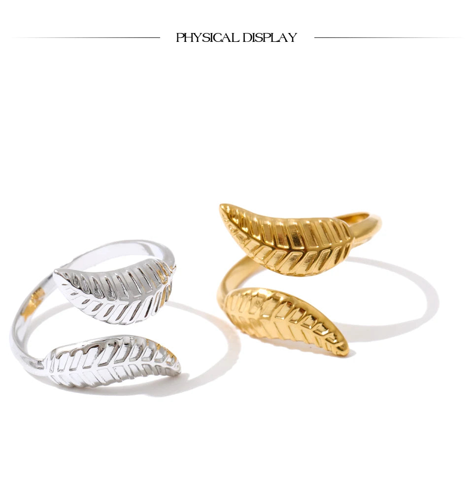 Golden Leaf Ring