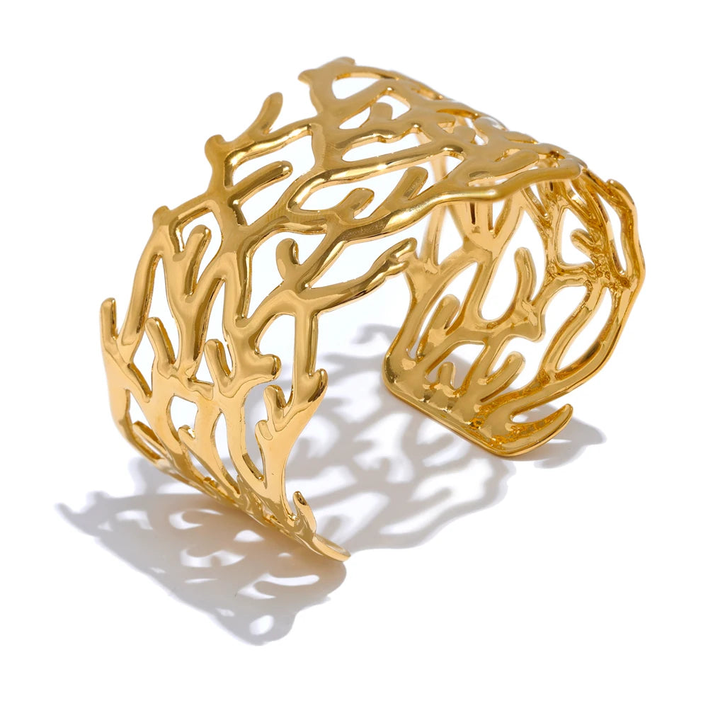 Golden Reef Cuff Bracelet