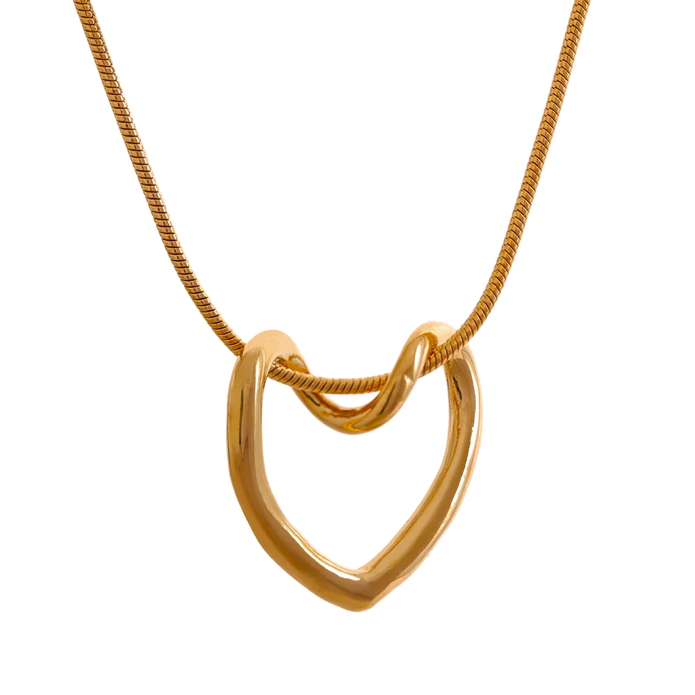 Sculpted Heart Necklace