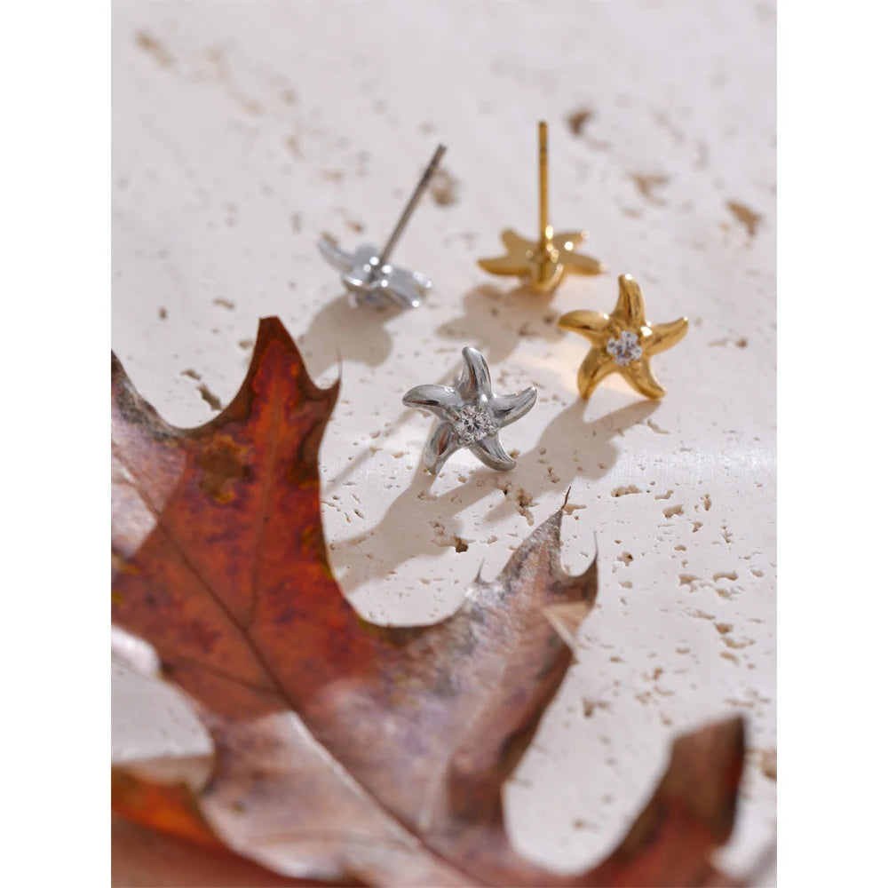 Starfish Spark Earrings