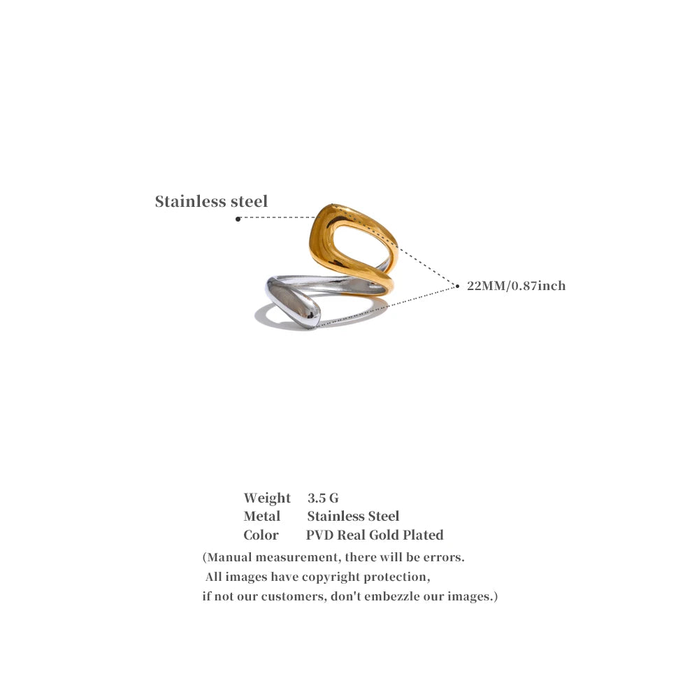 Dual Tone Sculpt Ring