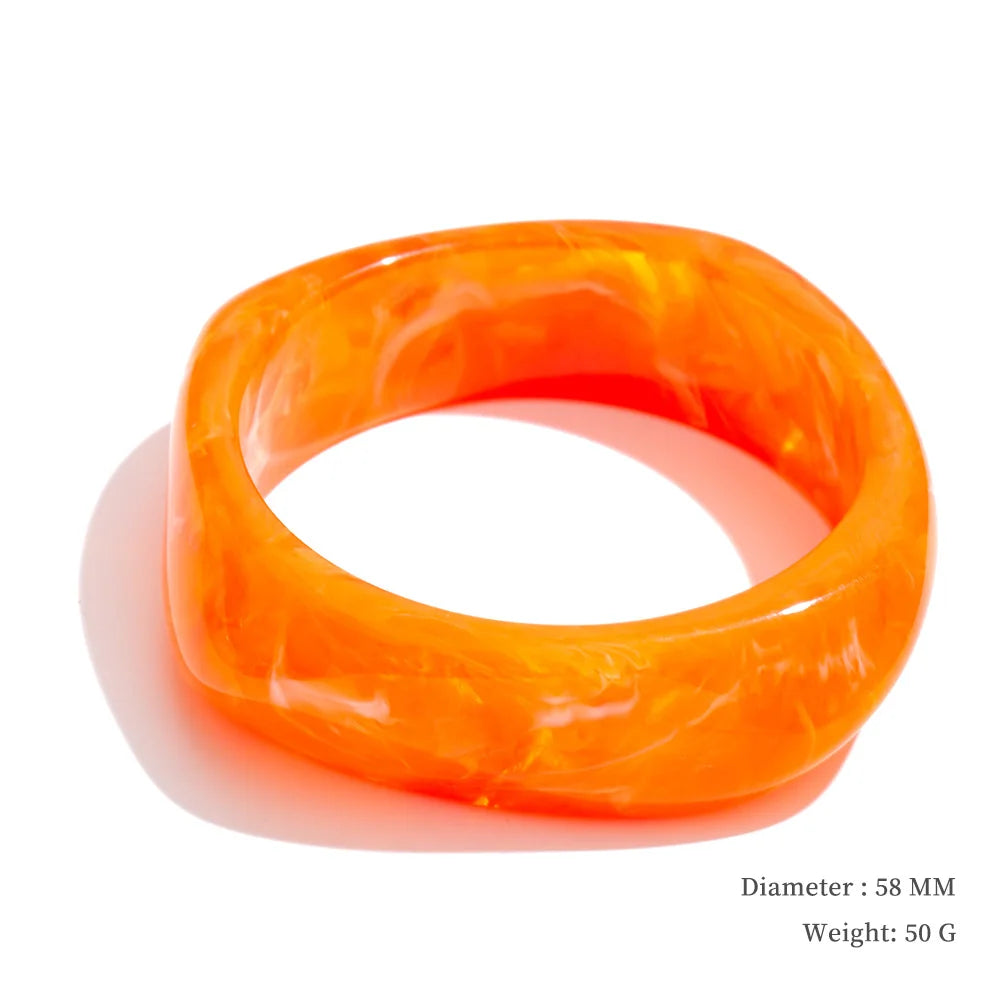 Ocean Mist Resin Bangle