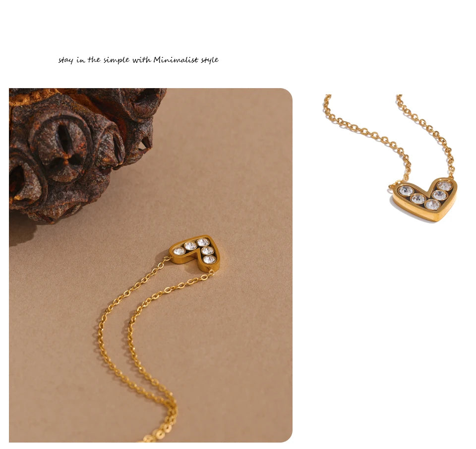 Crystal Heart Necklace
