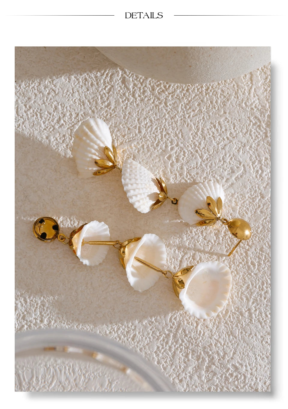 Cascading Shell Earrings