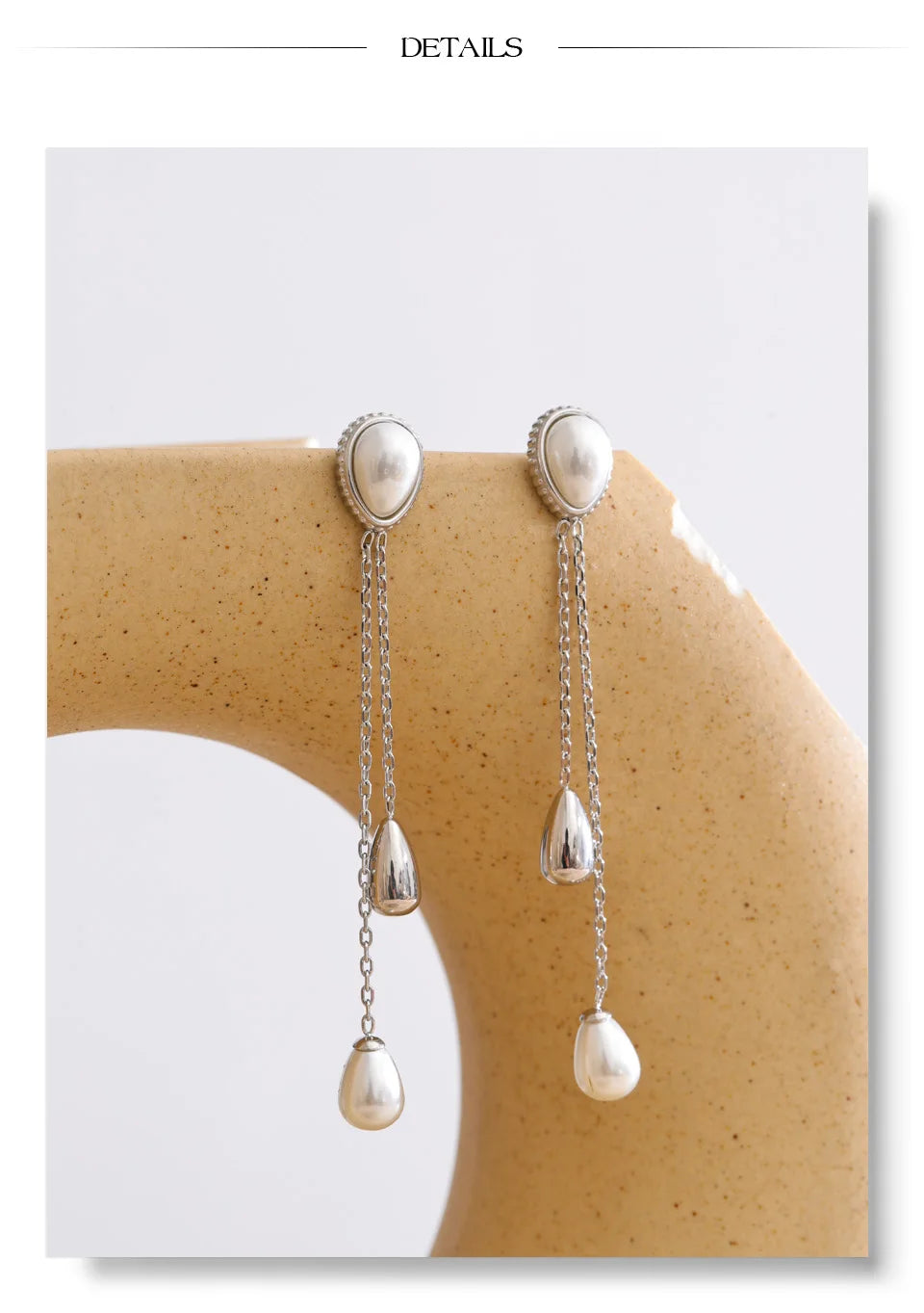 Elegant Drop Chain Earrings