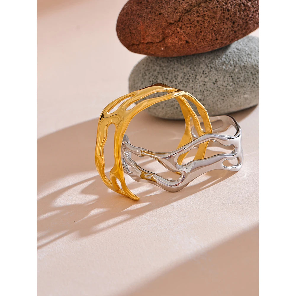 Trendy Geometric Cuff Bracelet