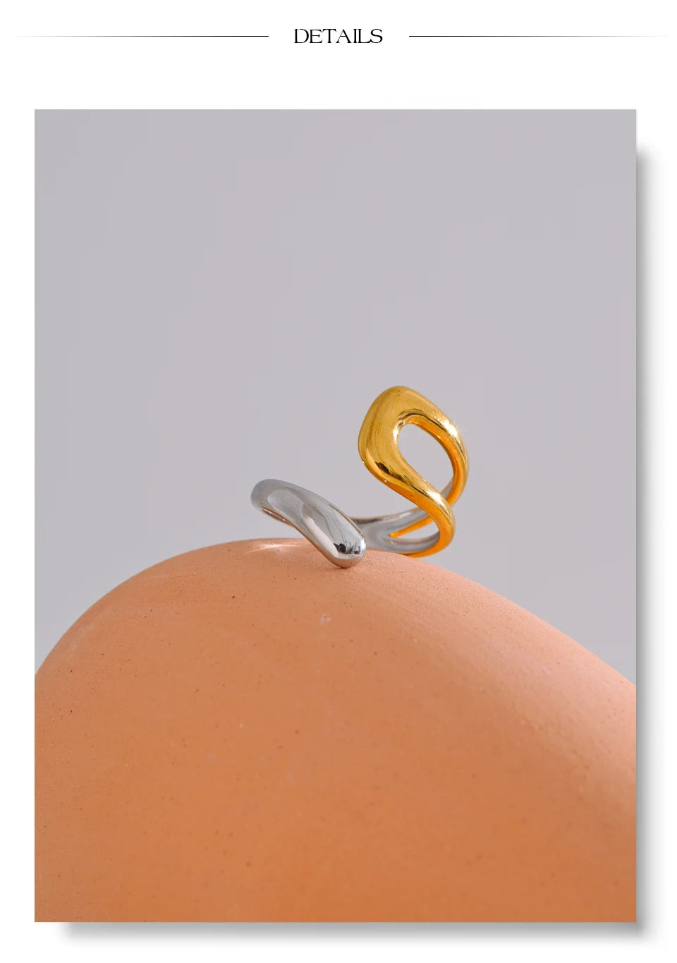 Dual Tone Sculpt Ring