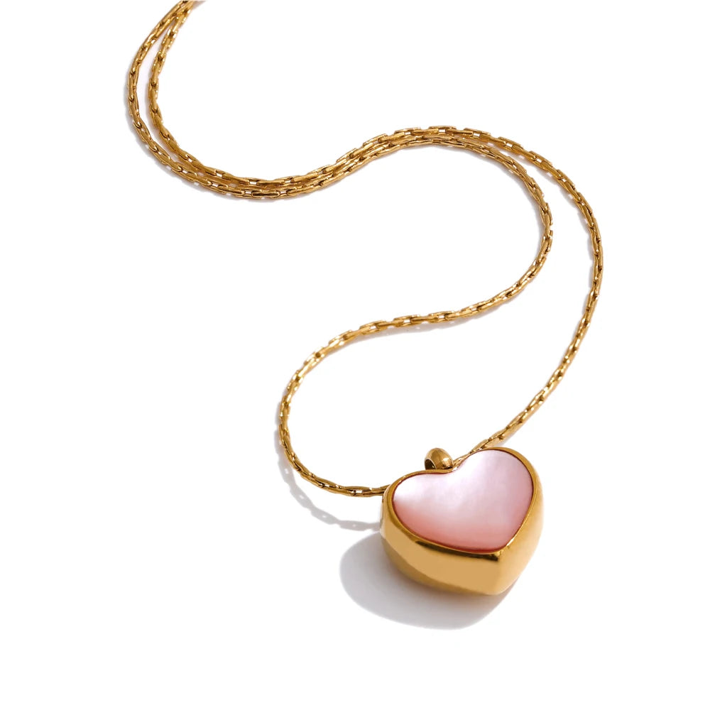 Blush Heart Pendant