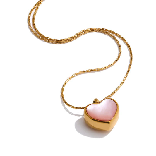 Blush Heart Pendant