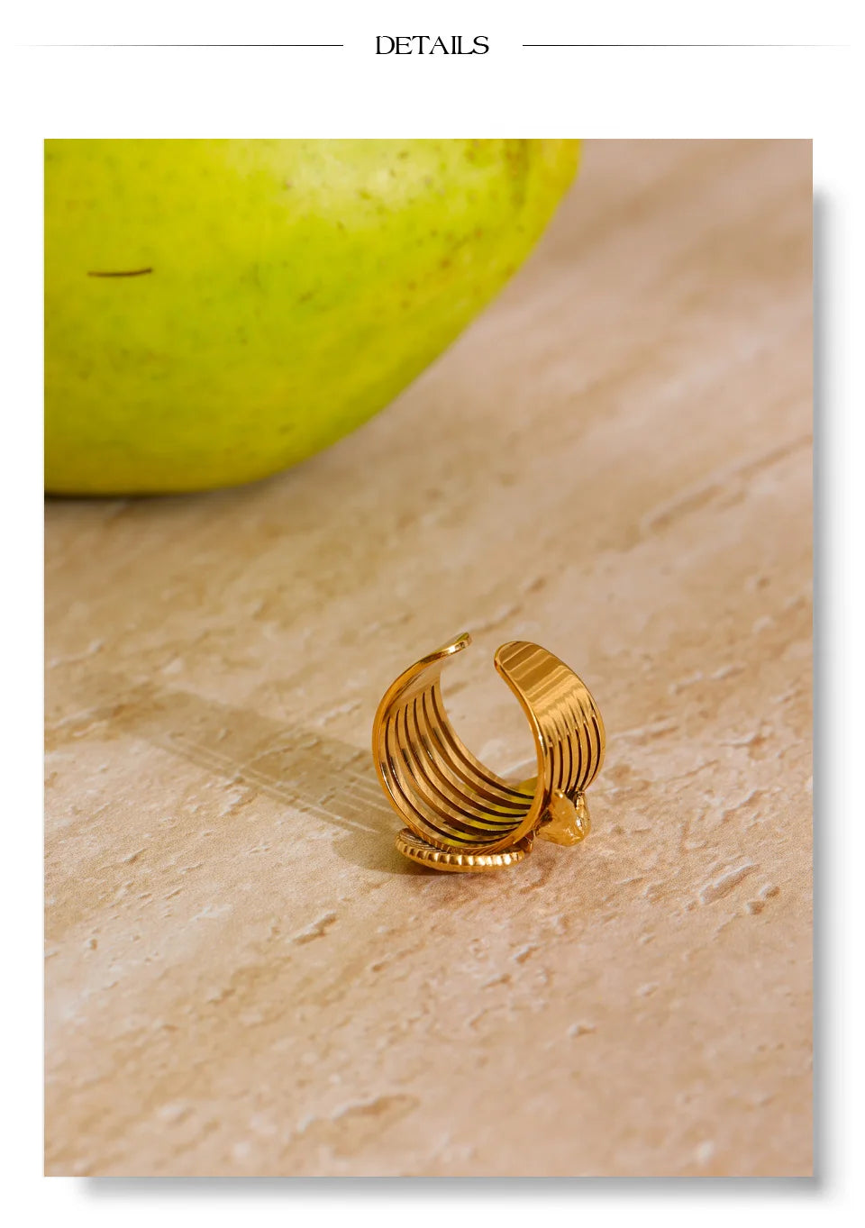 Starfish Statement Ring