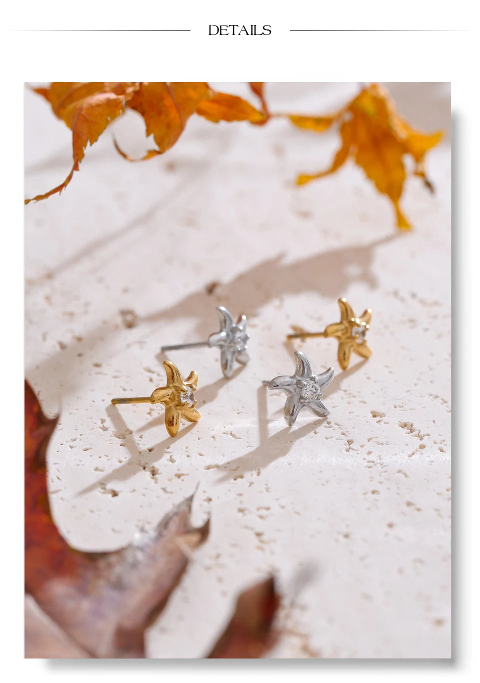 Starfish Spark Earrings