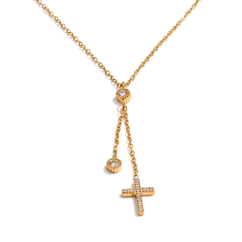 Crystal Classic Cross Pendant