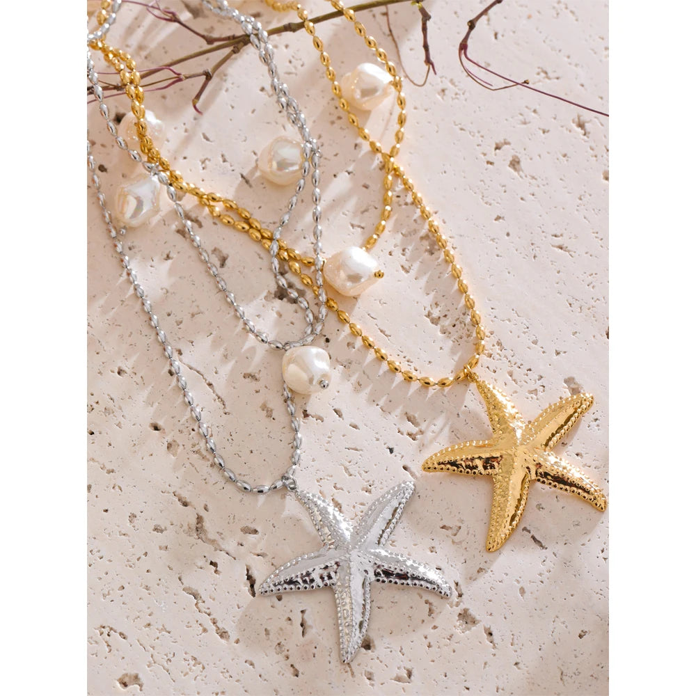 Ocean Star Layered Necklace