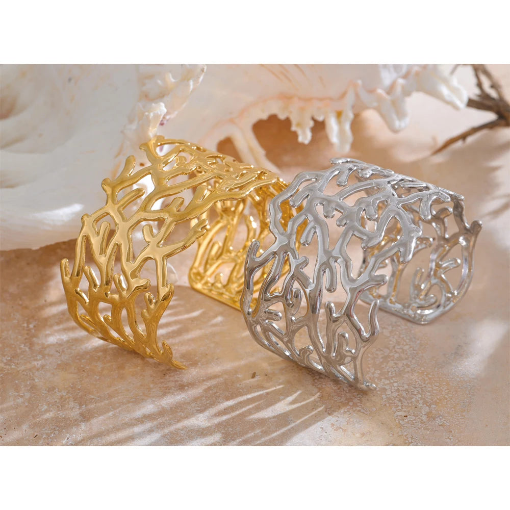 Golden Reef Cuff Bracelet
