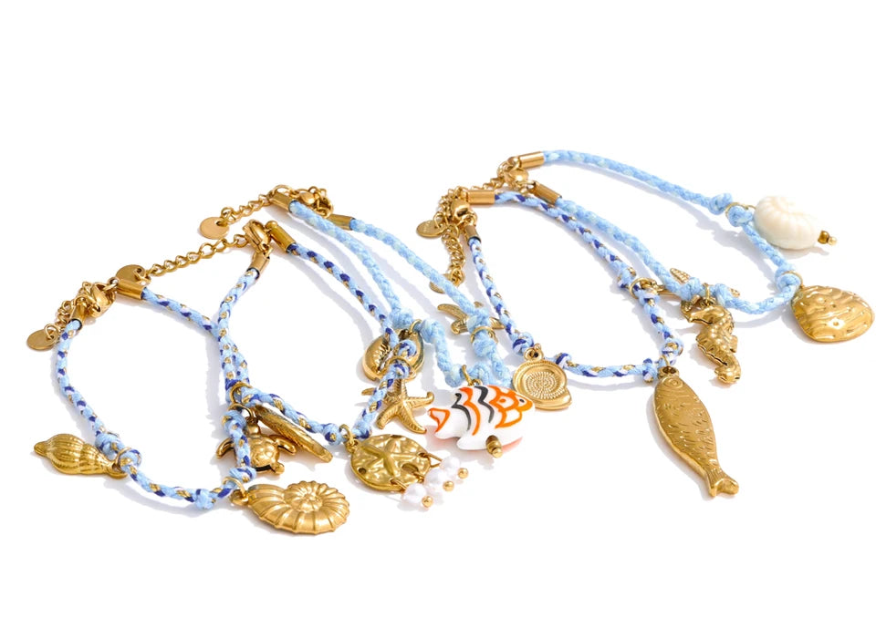 Celestial Charm Bracelet Set