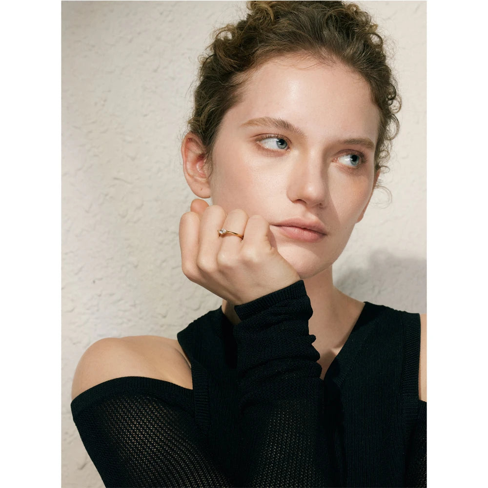 Classic Solitaire Gold Ring