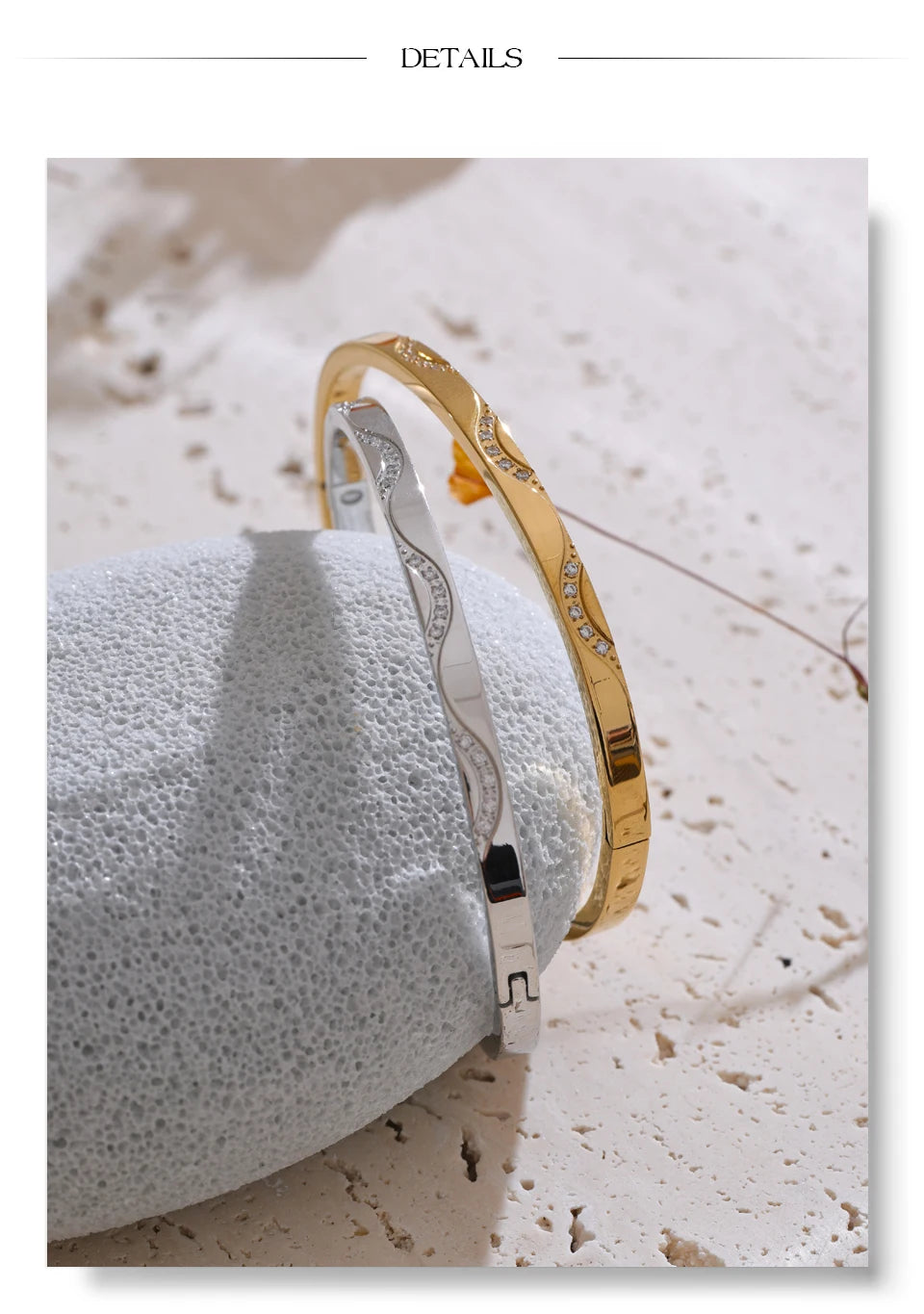 Golden Minimal Bangle