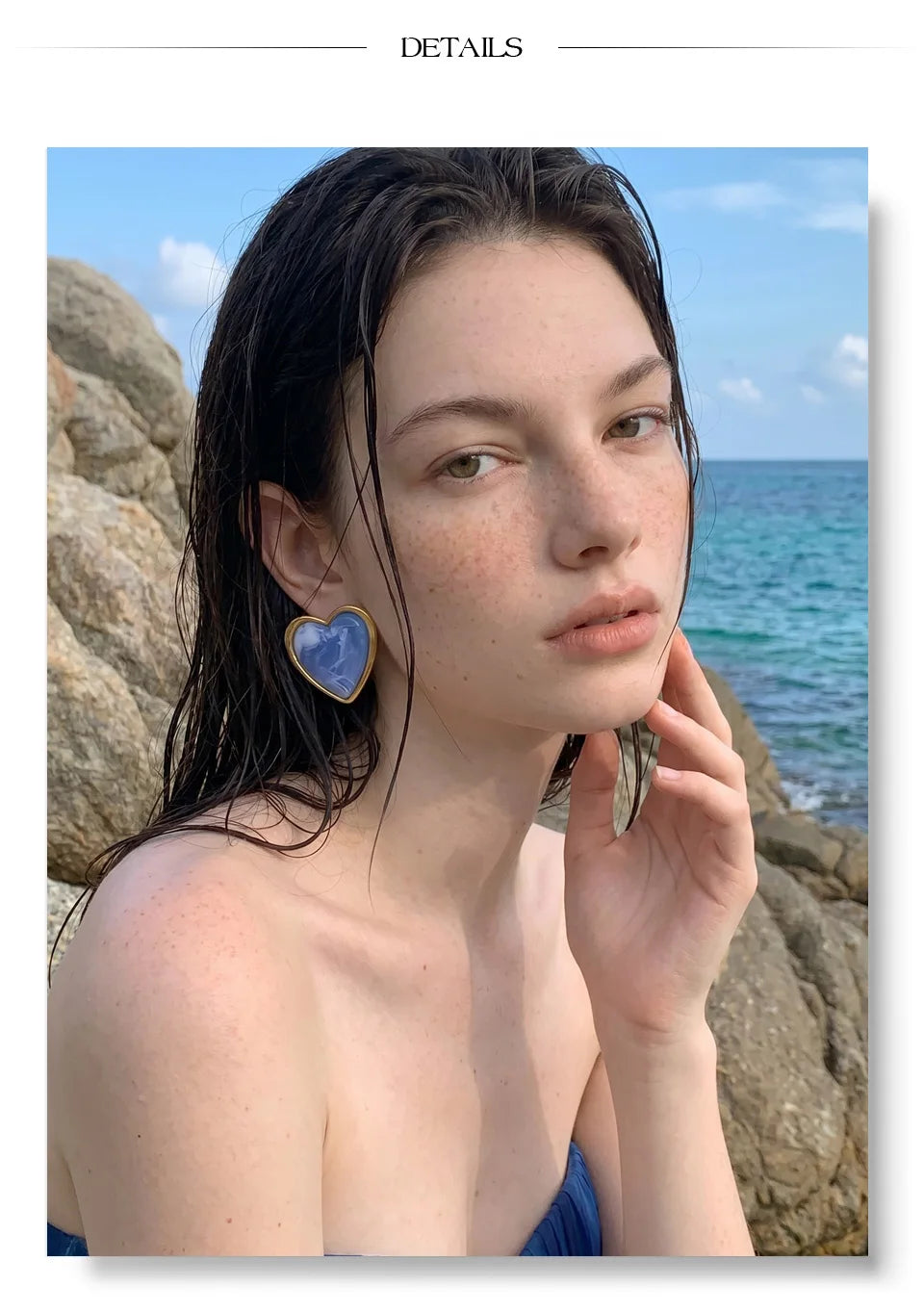 Heart Stud Earrings