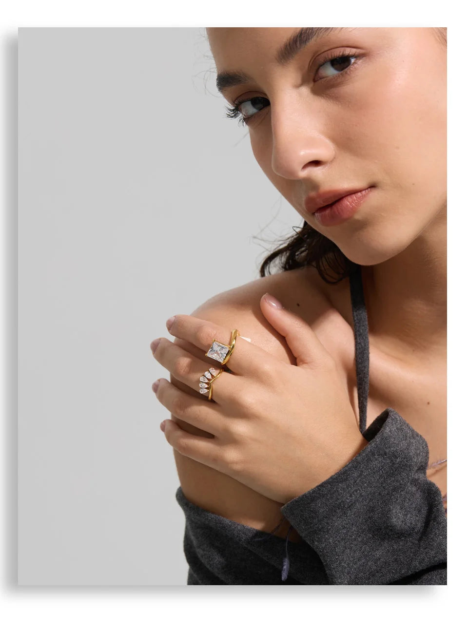 Crown Crystal Ring