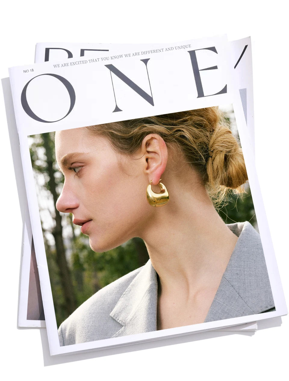 Sculptural Teardrop Hoops
