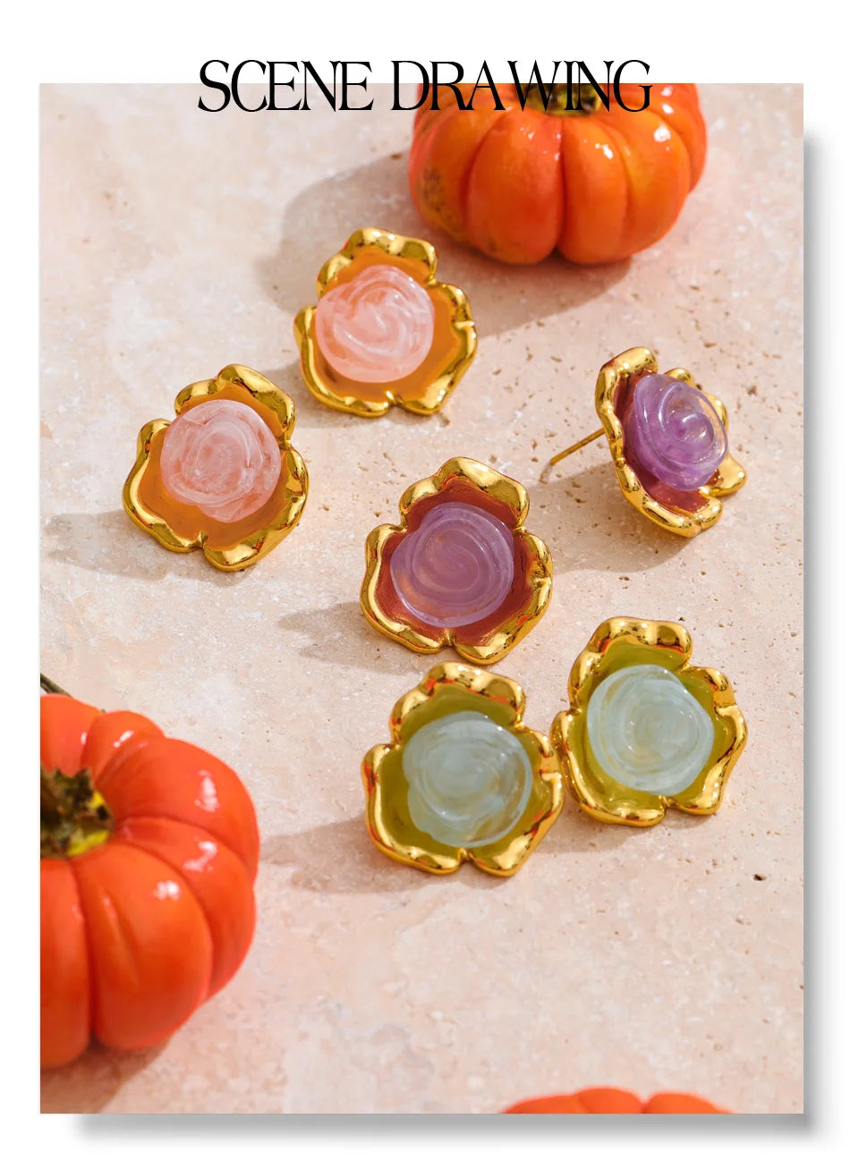Pastel Bloom Studs