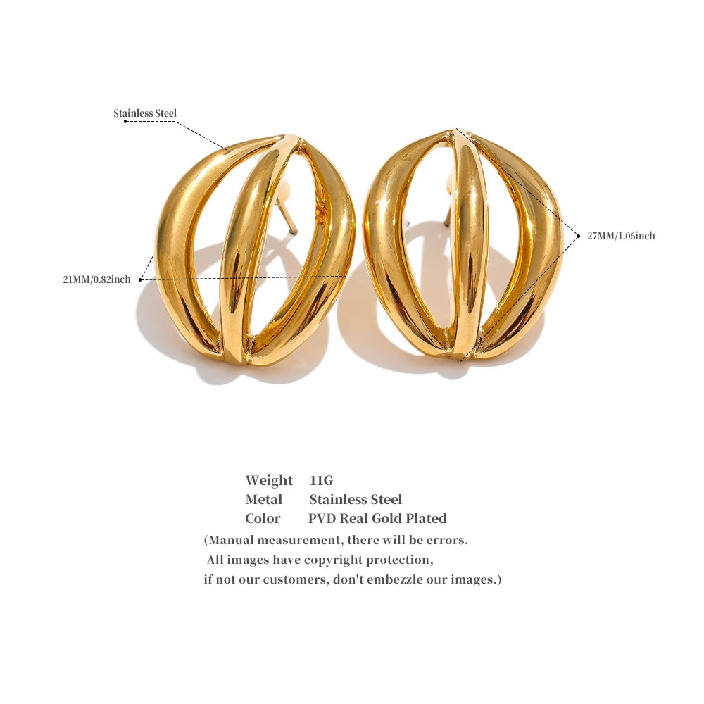 Architectural Oval Hoops