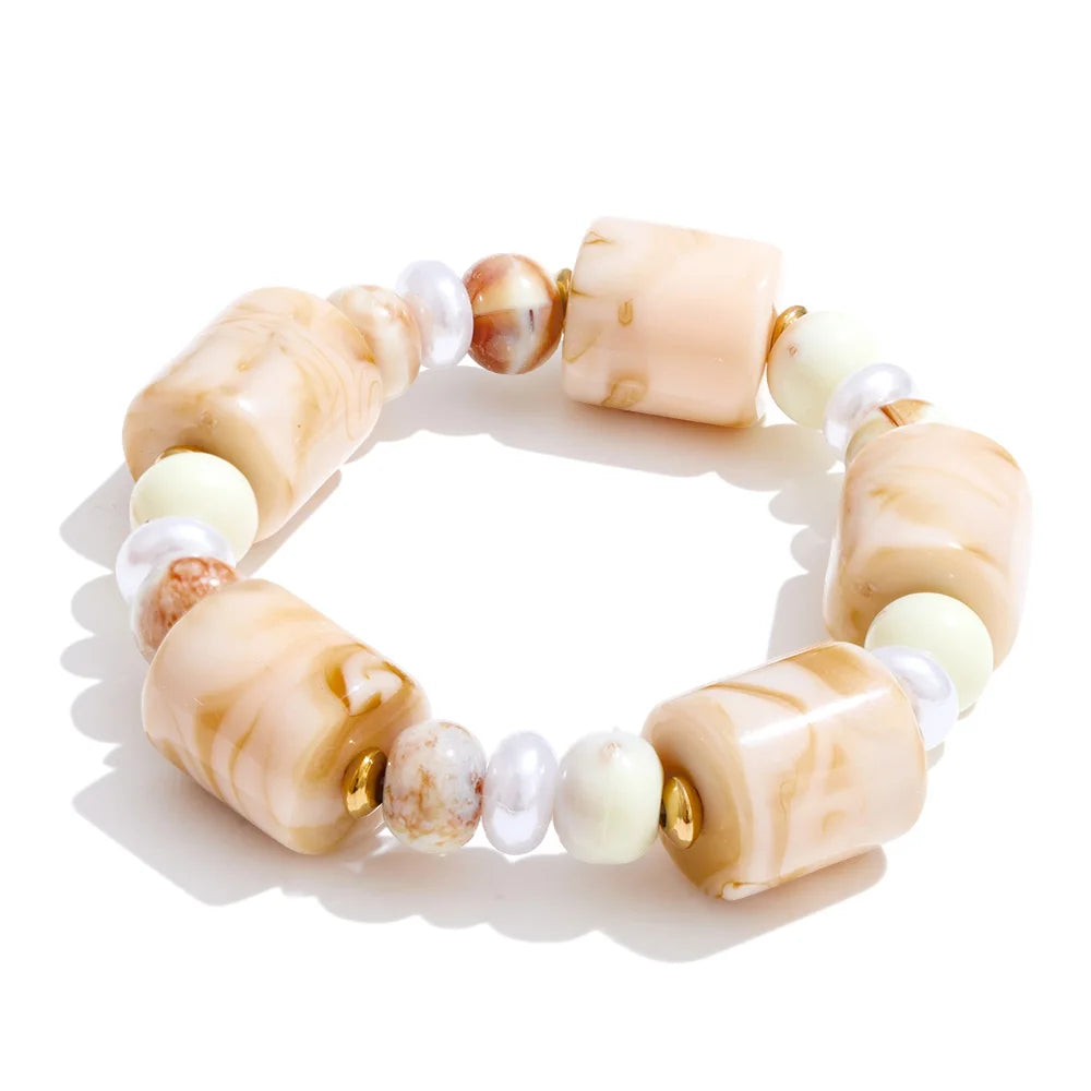 Coastal Pearl & Shell Bracelet