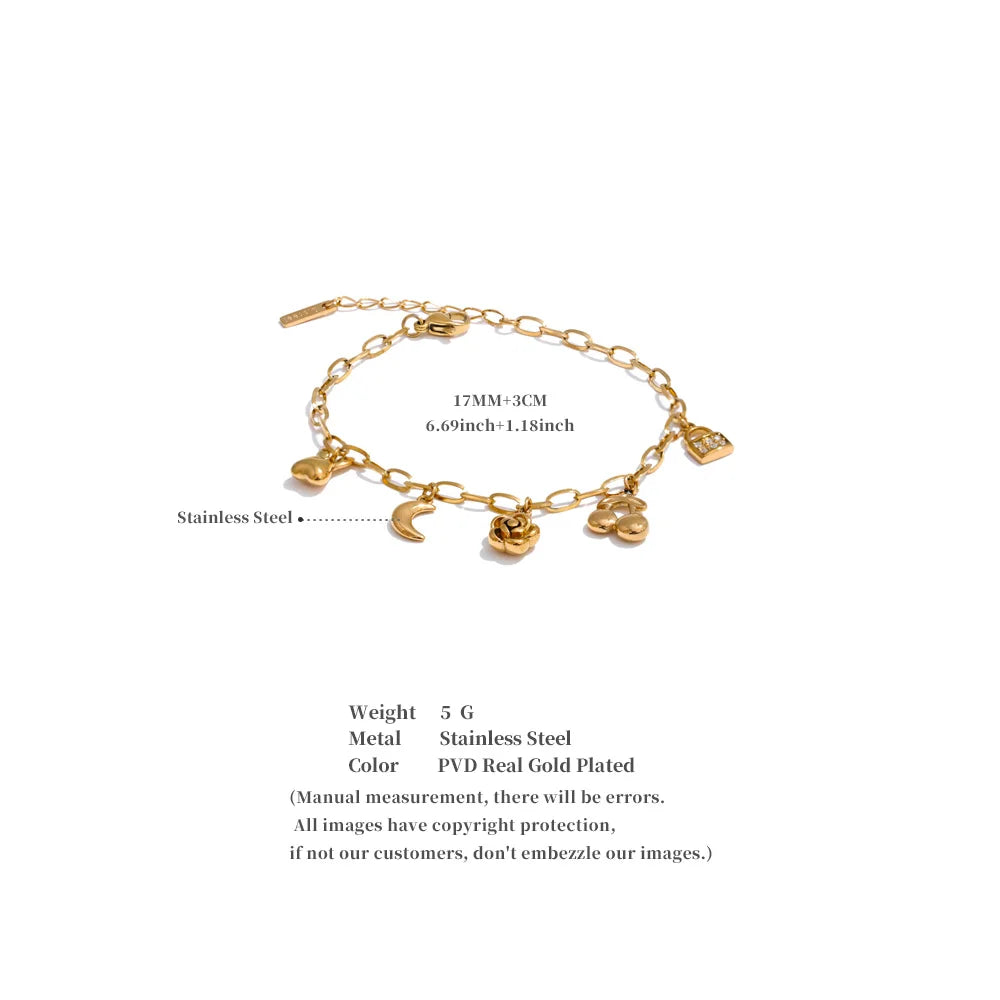 Charm Drop Bracelet