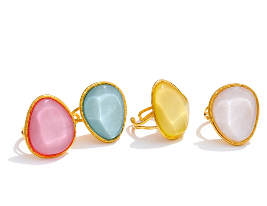 Bold Aura Statement Rings