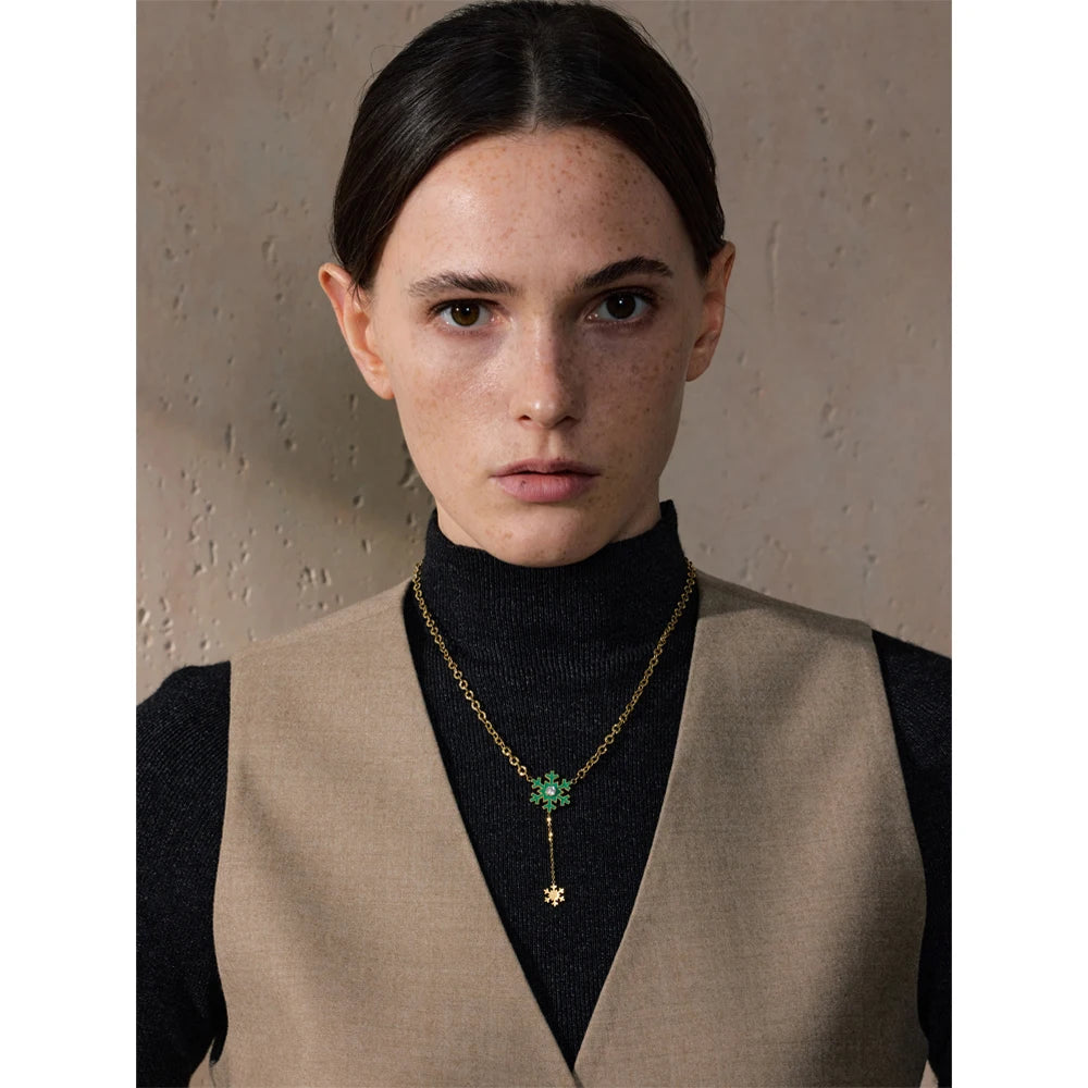 Christmas Snowflake Necklace