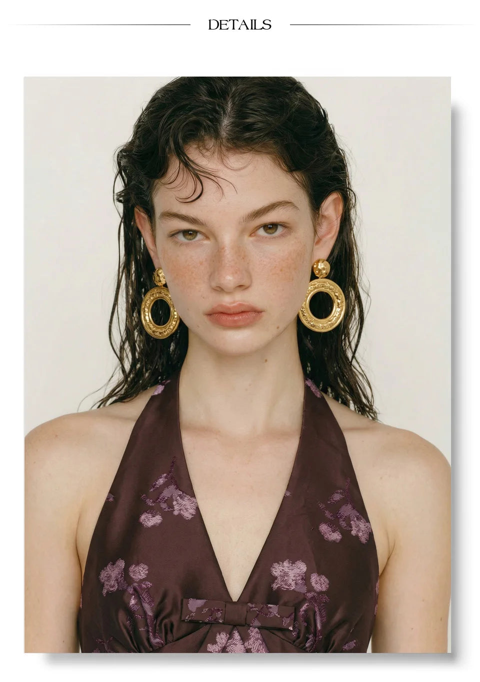 Vintage Circle Earrings
