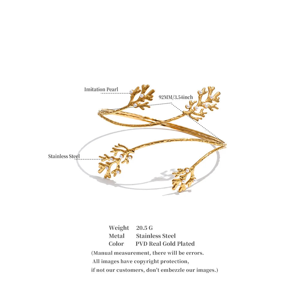 Coral Branch Arm Cuff