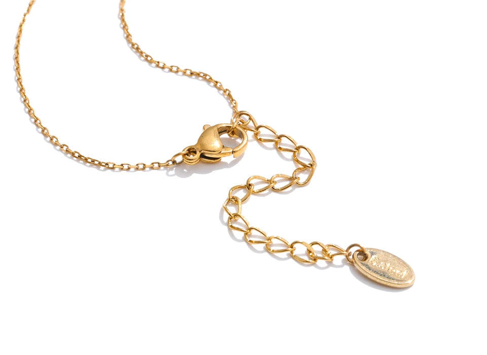 Minimal Cross Necklace