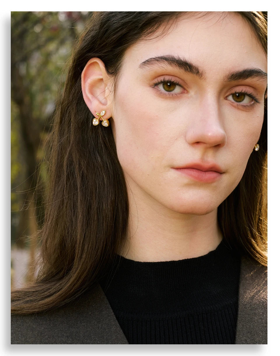 The Blooming Crystal Studs