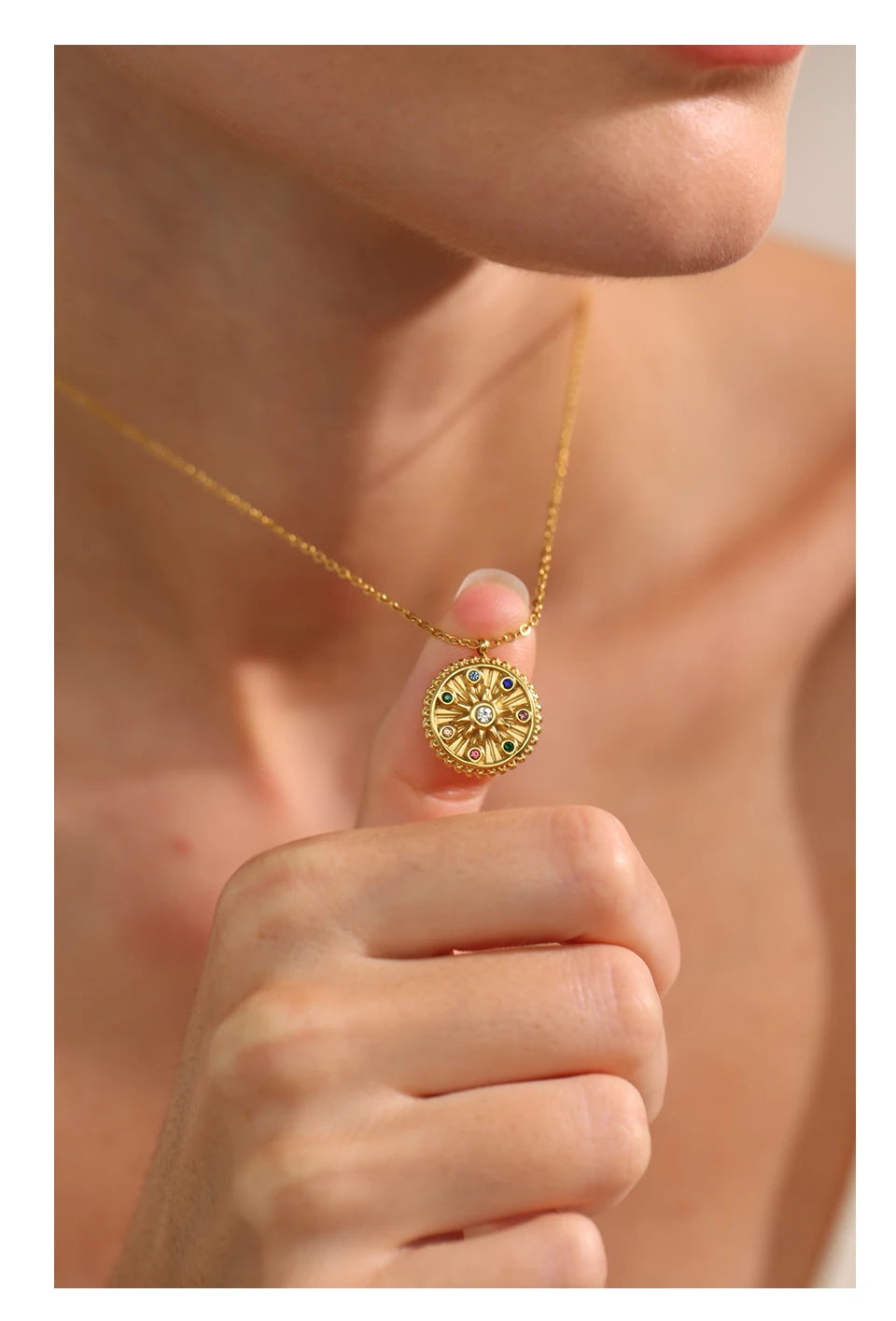 Celestial Medallion Necklace