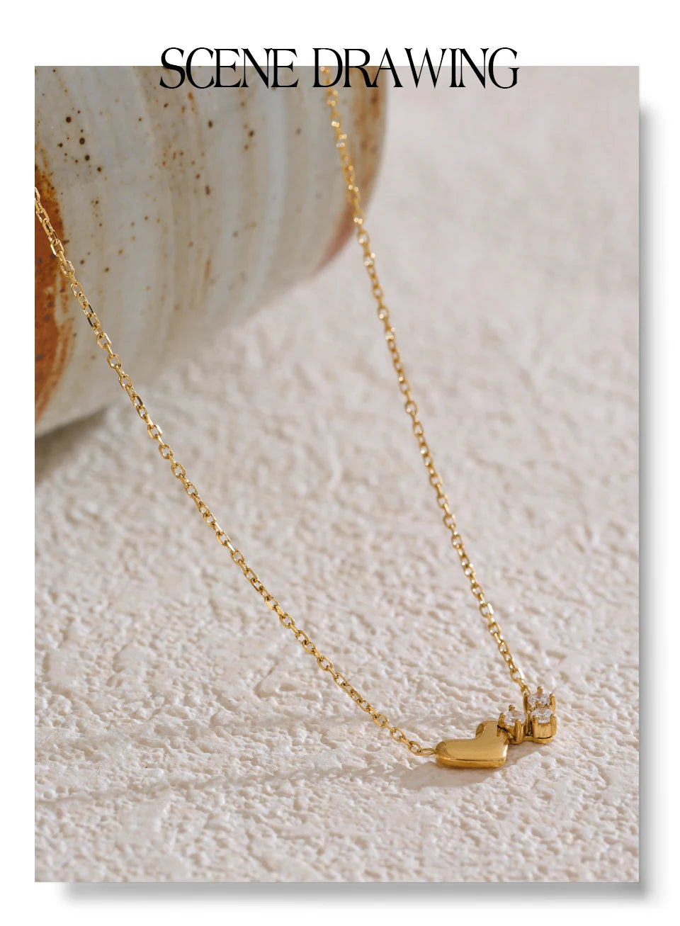 Wing & Crystal Necklace