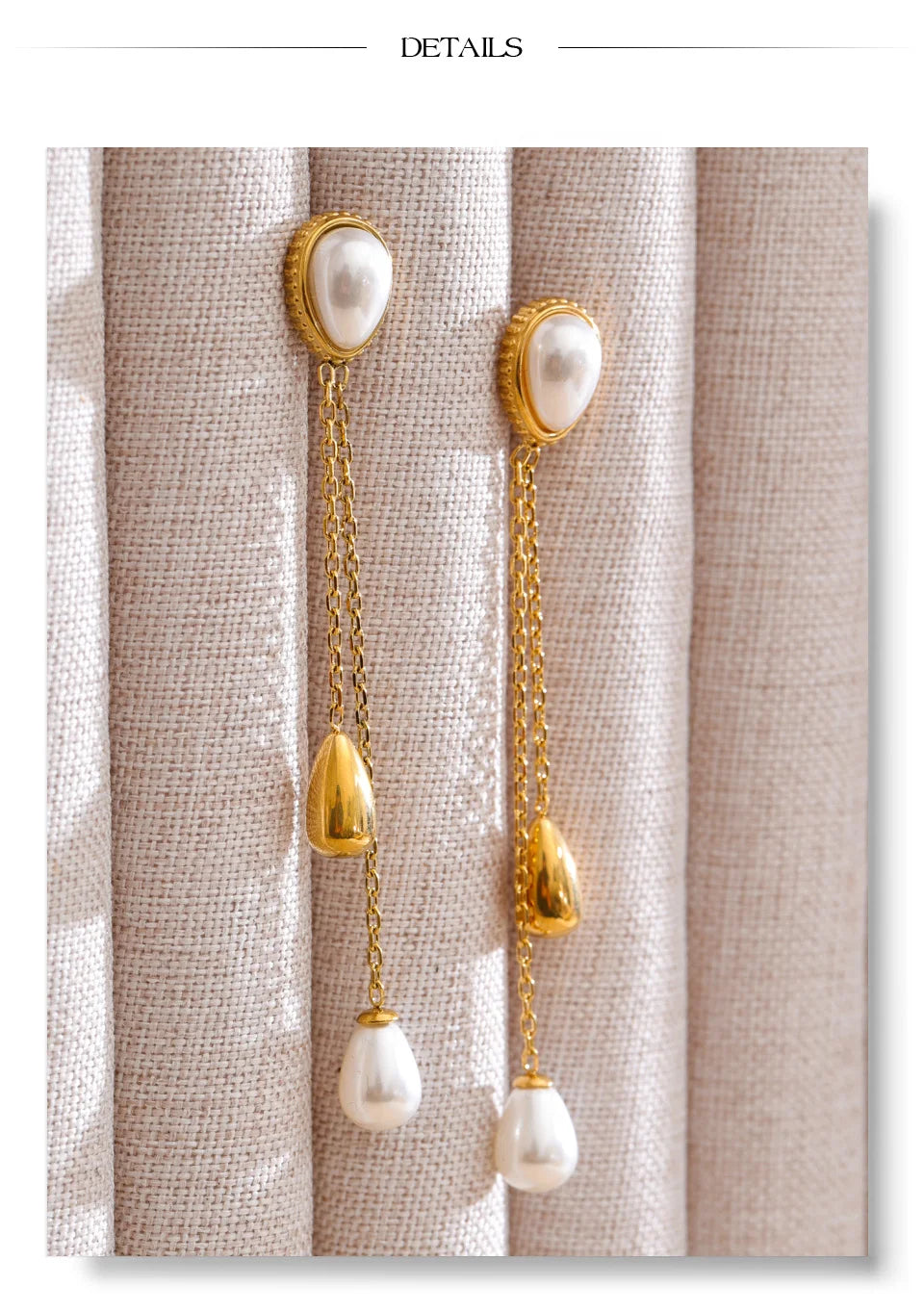 Elegant Drop Chain Earrings